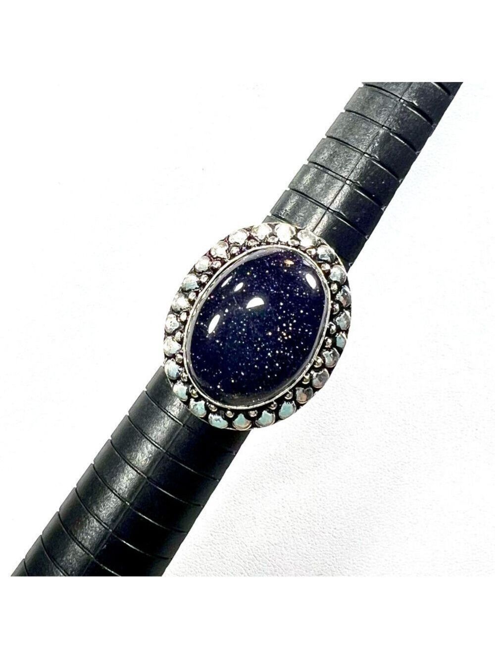 Blue Sunstone Ring size 7 - Picture 1 of 6